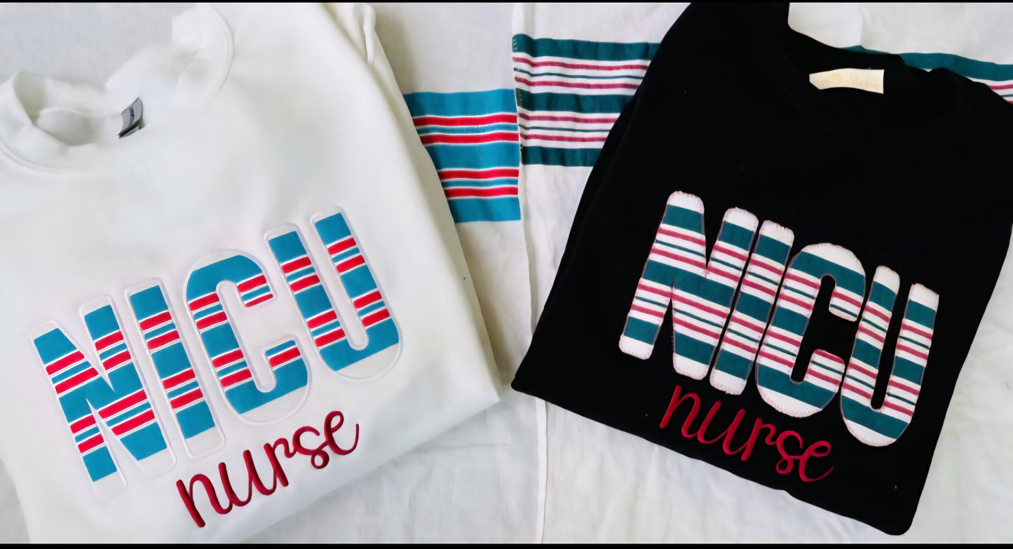 Shirts made with hospital baby l blankets