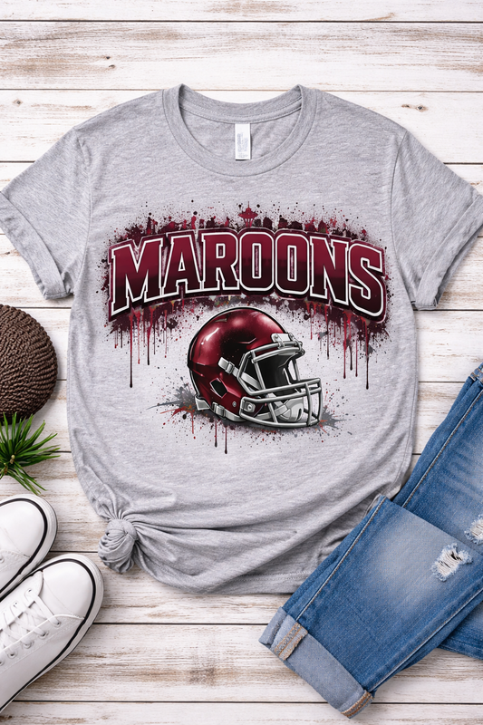 Maroons Football Tee