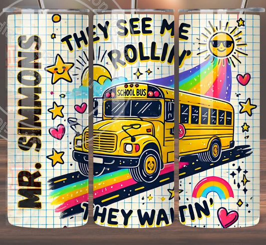 Bus Driver Tumbler